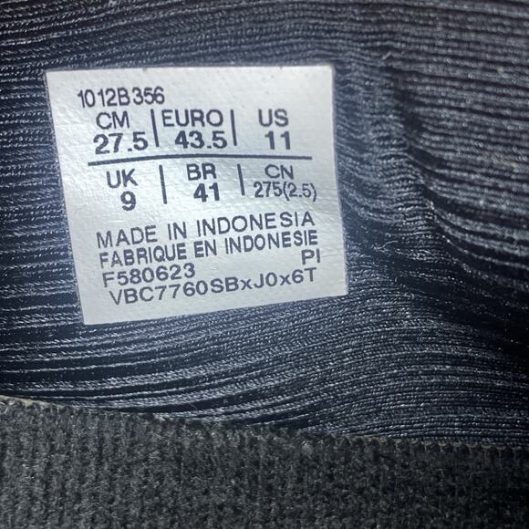 ASICS Gel Nimbus25 Black Pure Silver Womens Black Size 11 Running Shoes 1012B356 - Picture 11 of 13